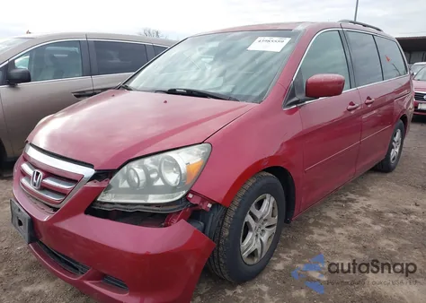 2006 Honda Odyssey Ex-L from USA, damaged, VIN 5FNRL38746B436345